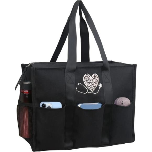 Nurse Bags for Work: Multiple Pockets, Waterproof, Organizing Zip Top - Picture 1 of 6